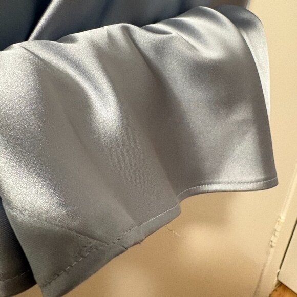 Satin Cowl Neck Maxi Dress | Dusky Blue | NEXT Direct - Picture 5 of 15